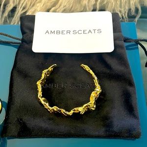 Brand New with bag Amber Sceats Emery Bracelet. 24K Gold Plating